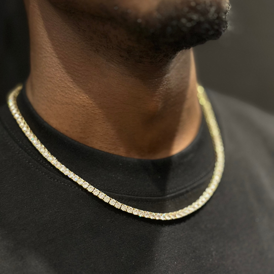 18k Gold Tennis Chain