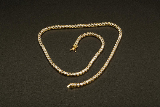 18k Gold Tennis Chain