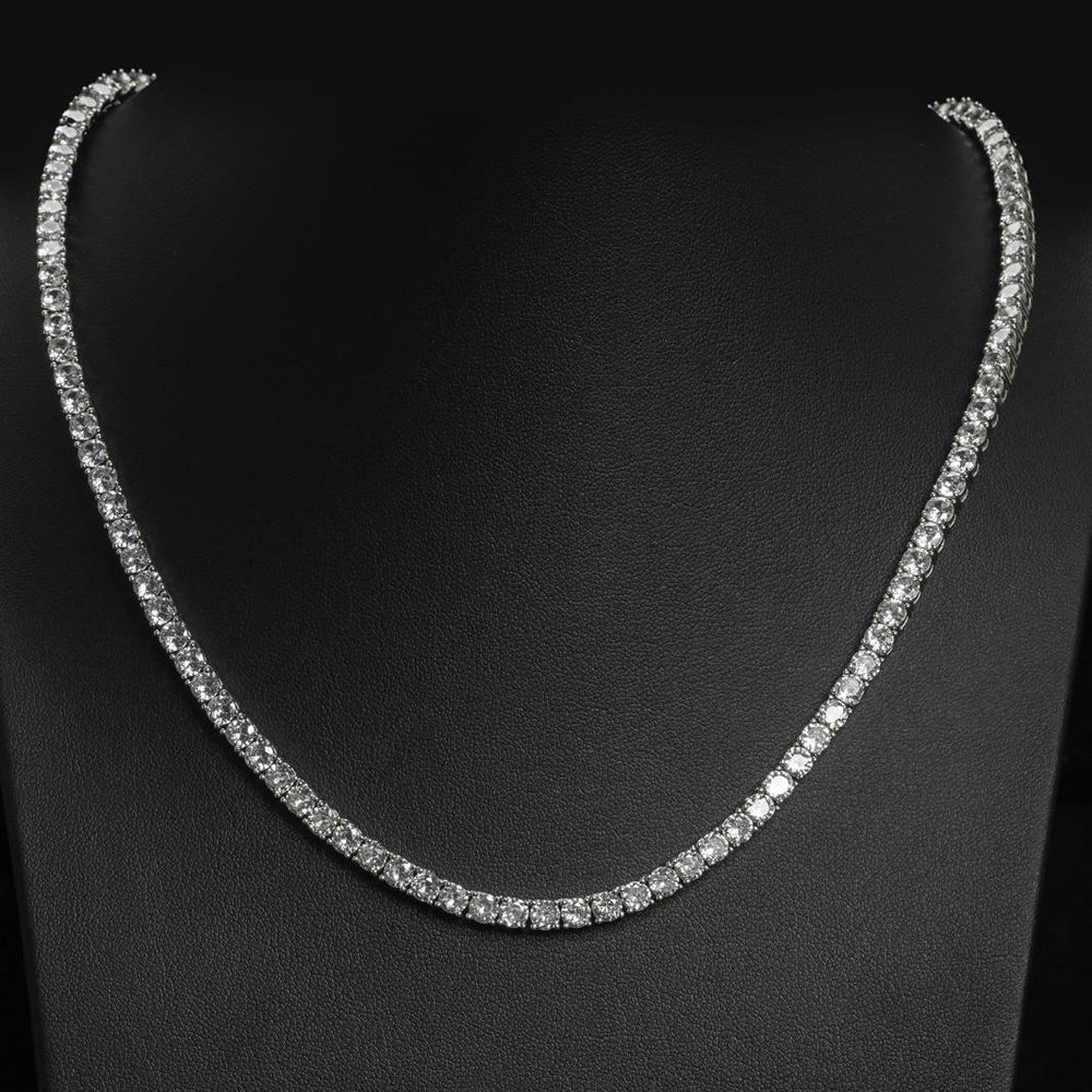 18k White Gold Tennis Chain