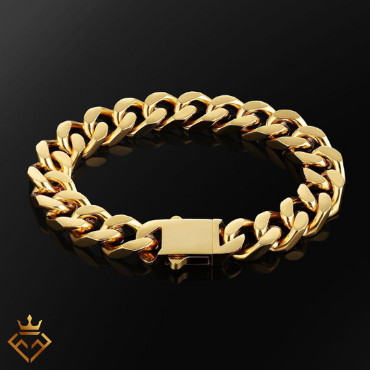 18K Gold Cuban Link Bracelet